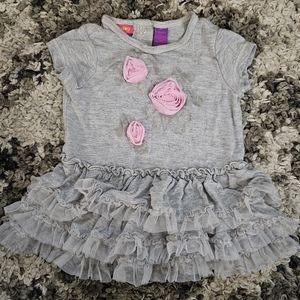Baby Girls Ruffle Lace Tutu Dress Top Size 6-9 months